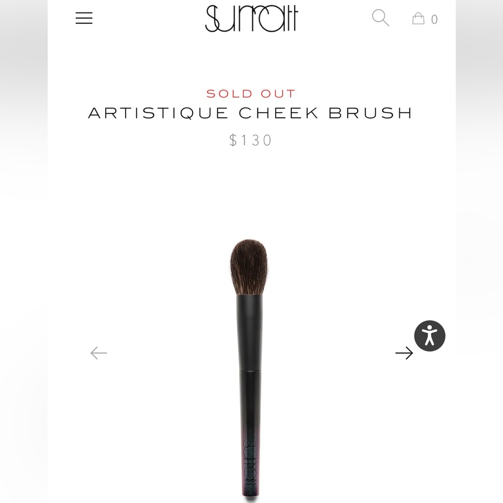 SURRATT Top Selling Artistique Cheek Brush -$130 NIB